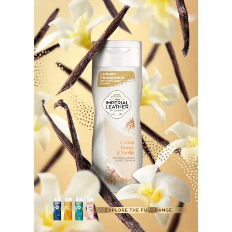 Imperial Leather Cotton Flower & Vanilla Orchid Moisturising Body Wash 250ml