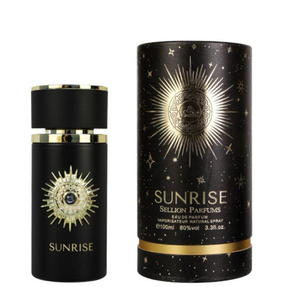 Sunrise Black by Sellion Parfums Eau De Parfum 100ml – Long Lasting Deep Woody Spicy Oriental Fragrance Perfume for Men & Wom