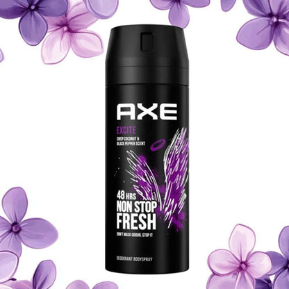 Axe Excite 48H Fresh Non stop Fresh Body Spray 150ml