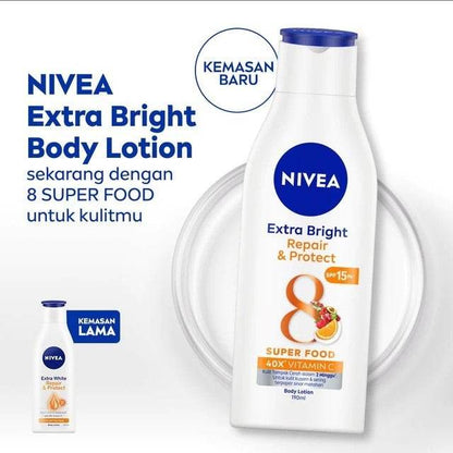 Nivea Extra Bright Repair & Protect 8 Super Food Body Lotion 190ml