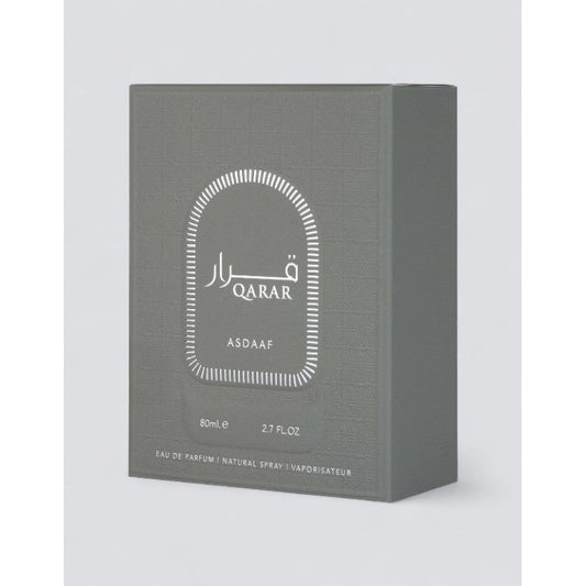 Lattafa Asdaaf Qarar Eau de Parfum 80ml - Long Lasting Original Elegant Unisex Fragrance for Men & Women