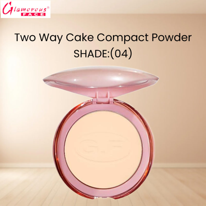Glamorous Face Two Way Cake Compact Powder (Shade:04)