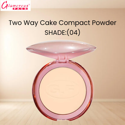 Glamorous Face Two Way Cake Compact Powder (Shade:04)