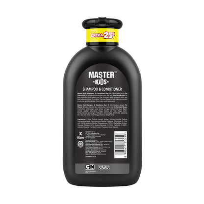Master Kids Ben 10 Shampoo & Conditioner 150ml - Gentle Kids Hair Care 2-in-1 Formula for Soft Smooth Hair, Tear-Free Cleansi