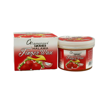 Glamorous Face Finger Wax 150 gm (Strawberry)