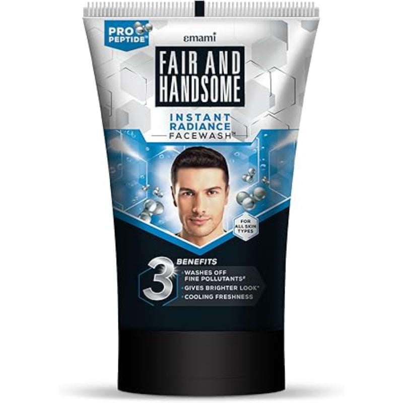 Emami Fair and Handsome Instant Radiance Face Wash 100g