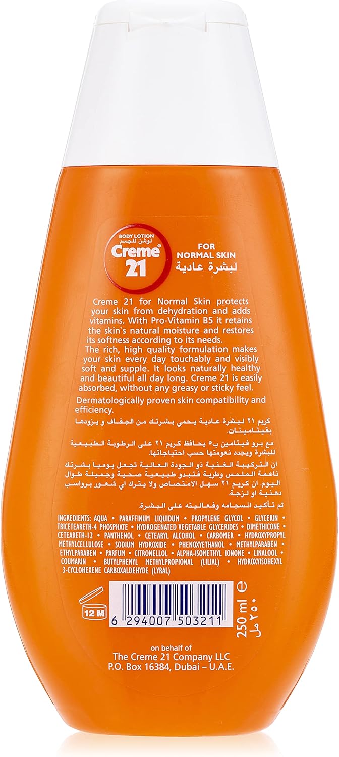Creme 21 Normal Skin Body Lotion 250ml