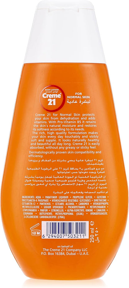 Creme 21 Normal Skin Body Lotion 250ml