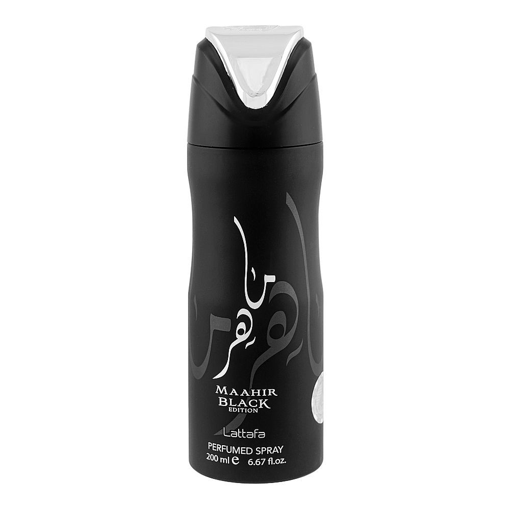 Lattafa Maahir Black Edition Body Spray for Men & Women 200ml