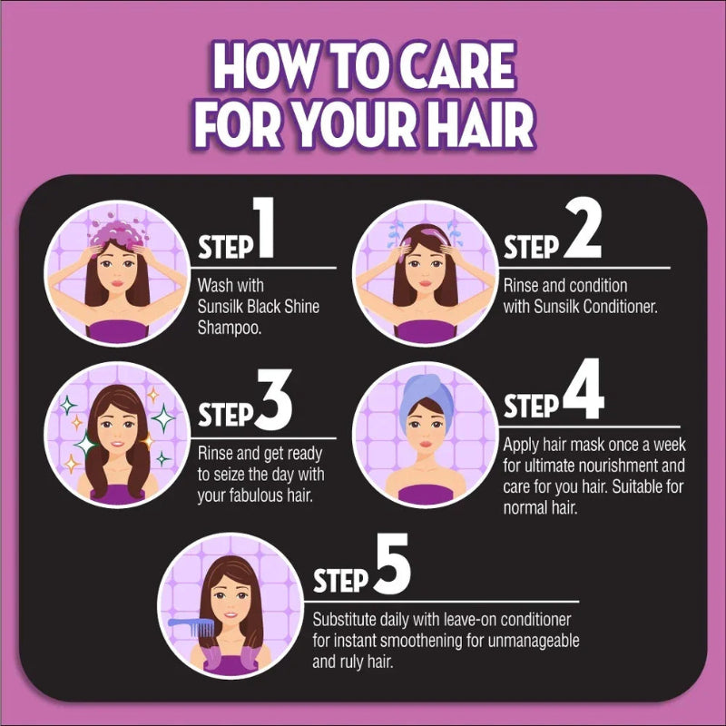 Sunsilk Go Shine Black Shine Shampoo 160ml