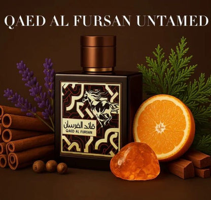 Lattafa Qaed Al Fursan Untamed Eau de Parfum 100ml Long Lasting Arabian Perfume for Men & Women