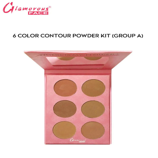 Glamorous Face 6 Color Contour Powder Kit (Group A)