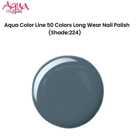 Aqua Color Line 50 Colors Long Wear Nail Polish (Shade:224)