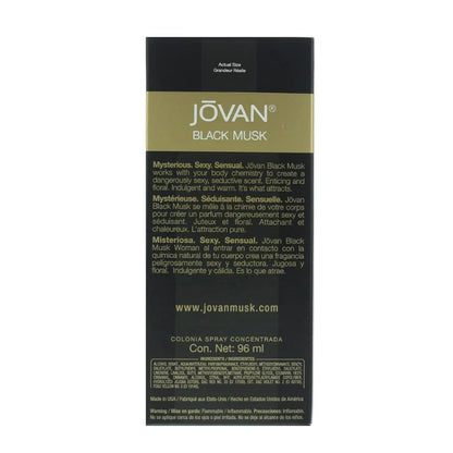 Aris Perfumes Jovan Musk EDC Women Black-96ml