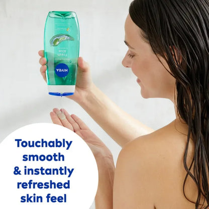 Nivea Fresh Shower Fresh Aloe Aloe Fresh Scent 250ml – Refreshing Body Wash for Soft, Hydrated & Smooth Skin