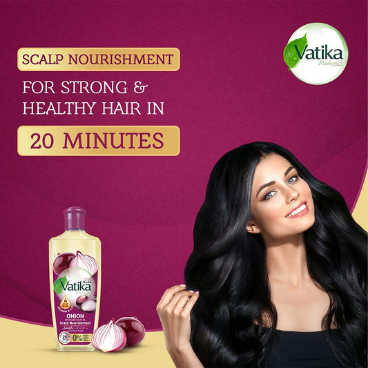 Vatika Naturals Onion Enriched Hair Oil Scalp Nourishment 200ml