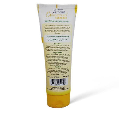 Glamorous Face Whitening Lemon Face Wash 100gm