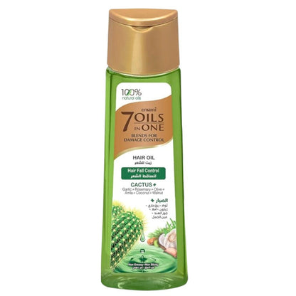 Emami 7 Oils in One Hair Fall Control Cactus Oil 100ml – Nourishing Hair Care Oil for Strong, Smooth, Healthy Hair & Hair Fal