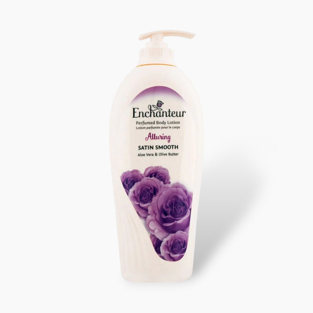 Enchanteur Alluring Perfumed Body Lotion 500ml – Deep Moisturizing Floral Fragrance Lotion for Soft, Smooth & Radiant Skin Da