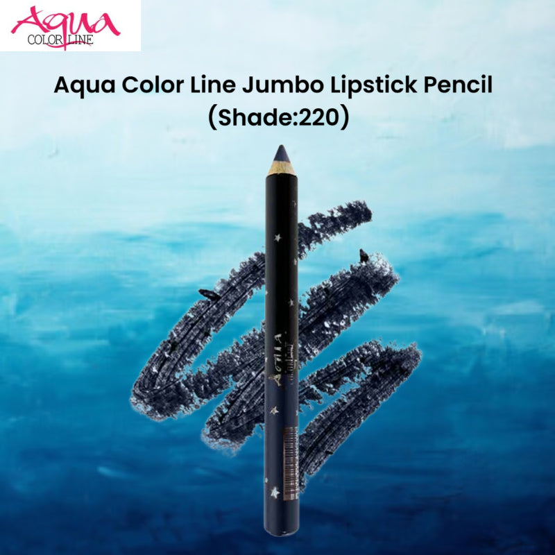 Aqua Color Line Jumbo Lipstick Pencil (Shade:220)