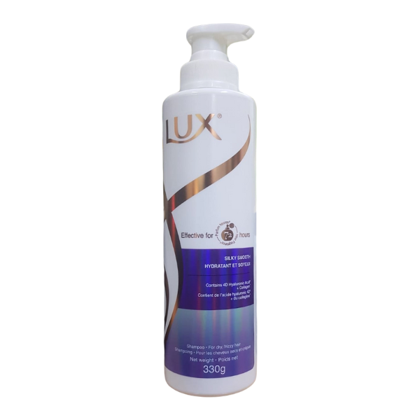 Lux Silky Smooth Hydrating Shampoo 330g - 72 Hours Moisture & Smooth Hair