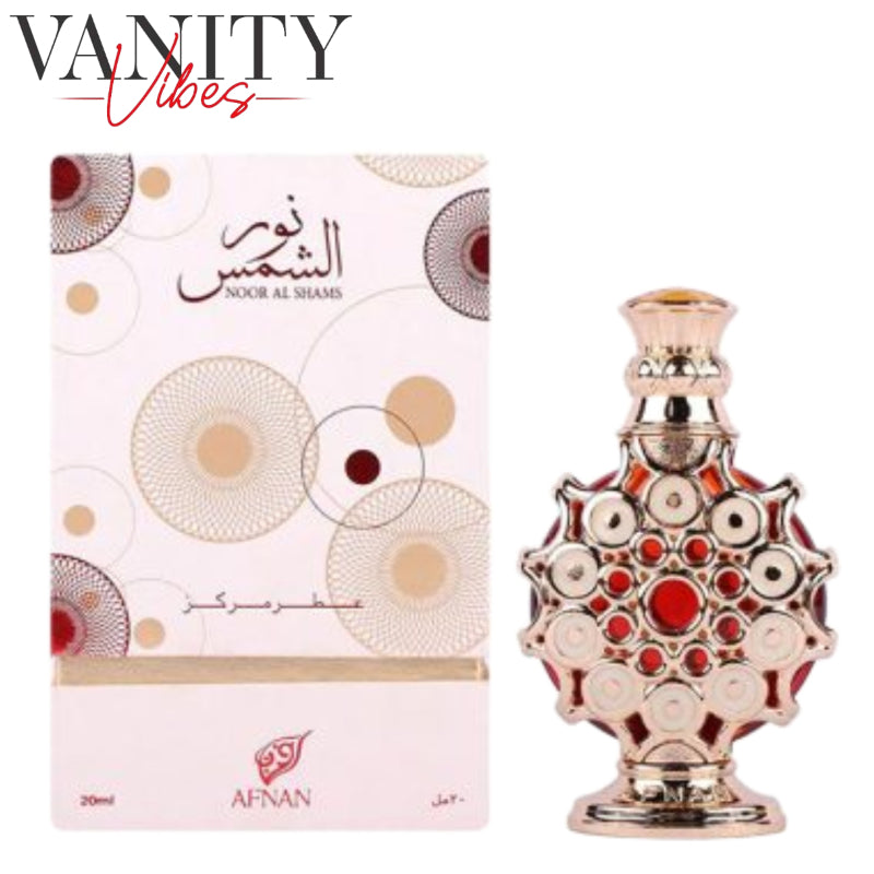 Aris Perfumes Afnan Noor Al Shams Oil Perfume 20ml