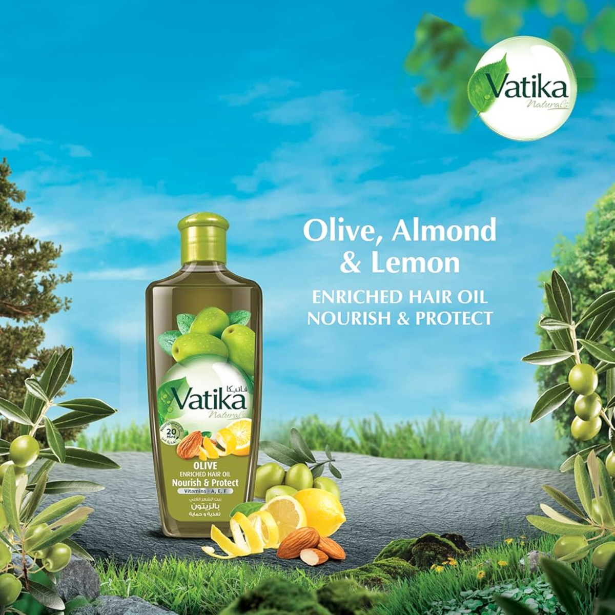 Vatika naturals Olive Enriched Hair Oil 100ml