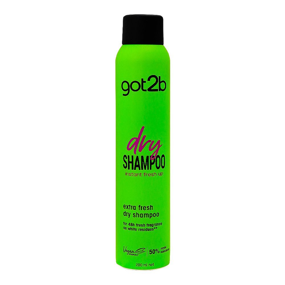 Schwarzkopf Got2b Dry Shampoo Instant Fresh Up Dry Shampoo 200 ml Extra Fresh Feel & Oil Control
