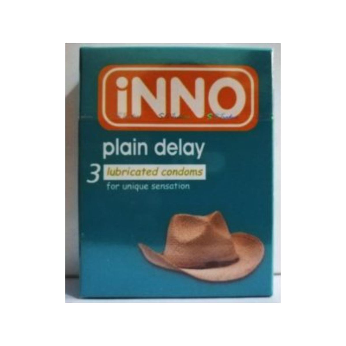Inno Plain 3 lubricated condoms