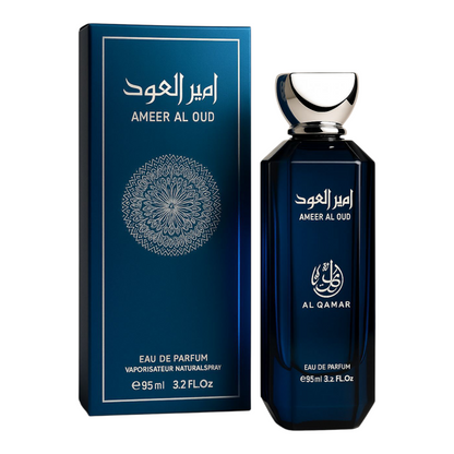 Al Qamar Ameer Al Oud Eau De Parfum 95ml – Long Lasting Luxury Arabian Oud Fragrance for Men & Women