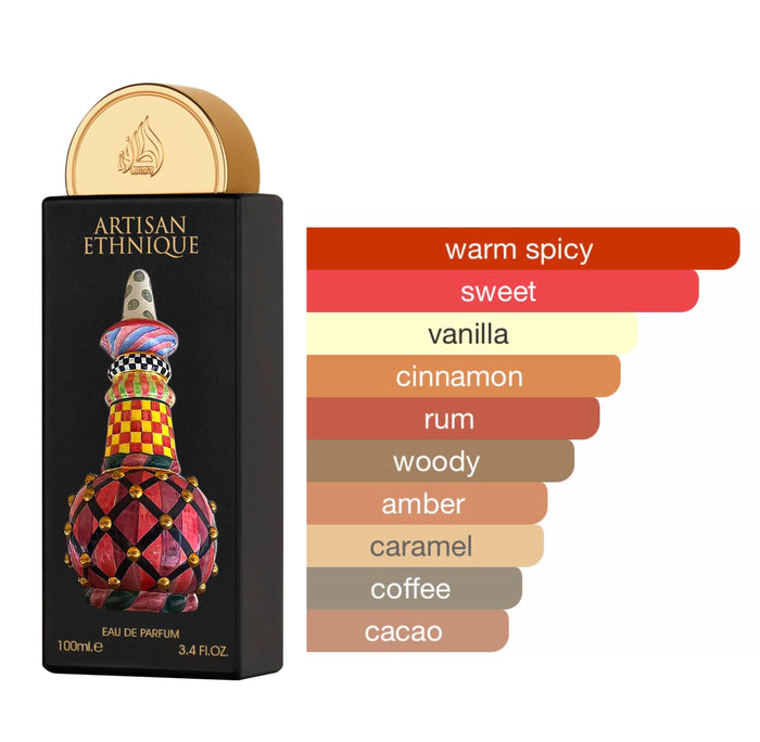 Lattafa Pride Artisan Ethnique Eau de Parfum 100ml - Long Lasting Original Elegant Unisex Fragrance for Men & Women