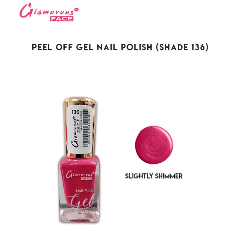Glamorous Face Gel Peel Off Nail Polish (SHADE 136)