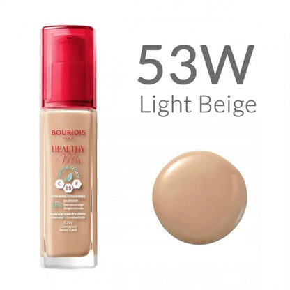Bourjois Healthy Mix Clean & Vegan Foundation 53W Light Beige
