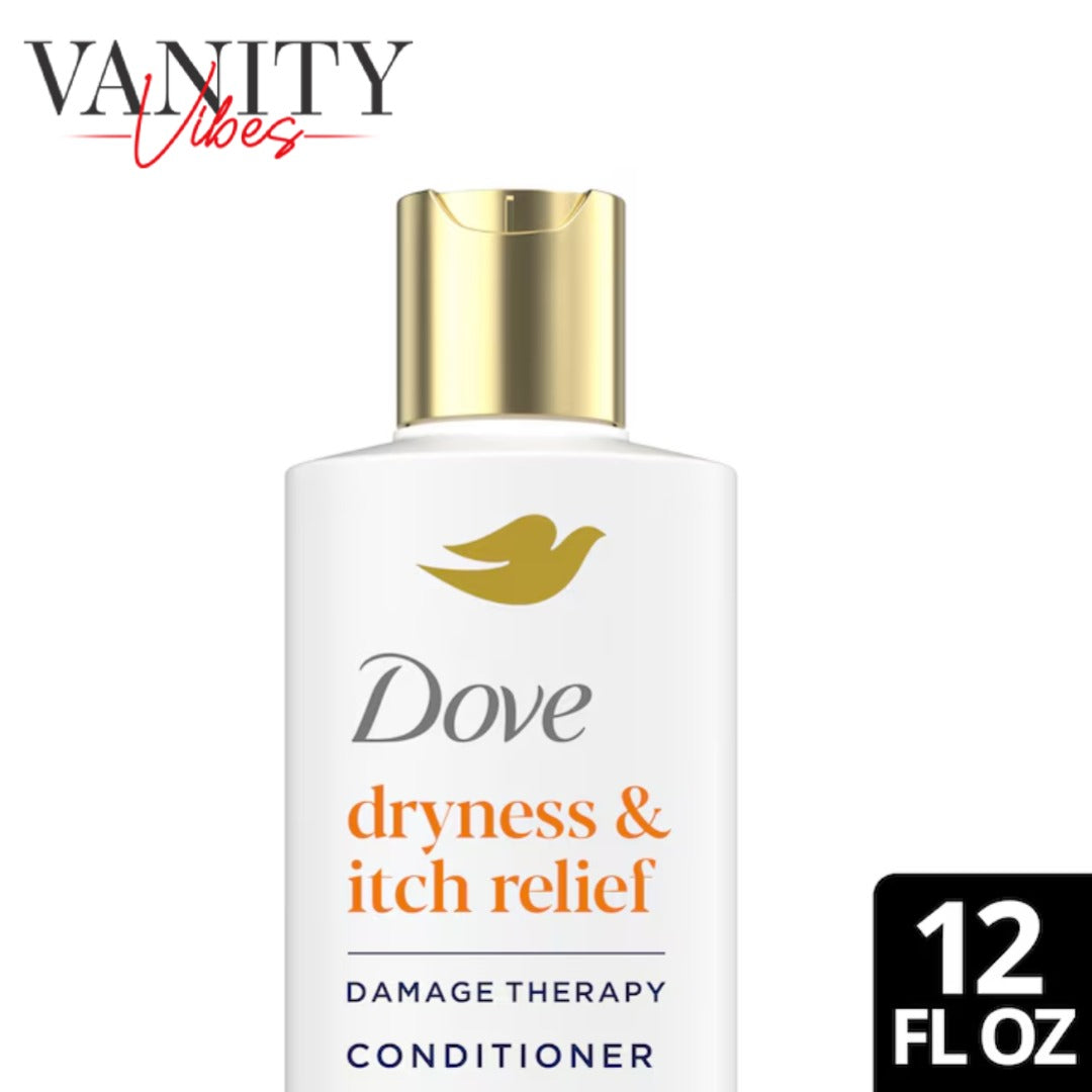 Dove Anti-Dandruff Dryness & Itch Relief Conditioner 355ml - Moisturizing Conditioner for Dry, Itchy & Flaky Scalp (USA)