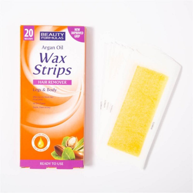 Beauty Formula Argan Oil Wax Strips 20s
