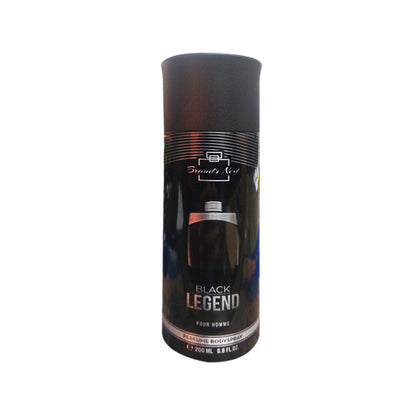 Brand’s Next Black Legend Pour Homme Perfume Body Spray 200ml Long-Lasting Masculine Fragrance