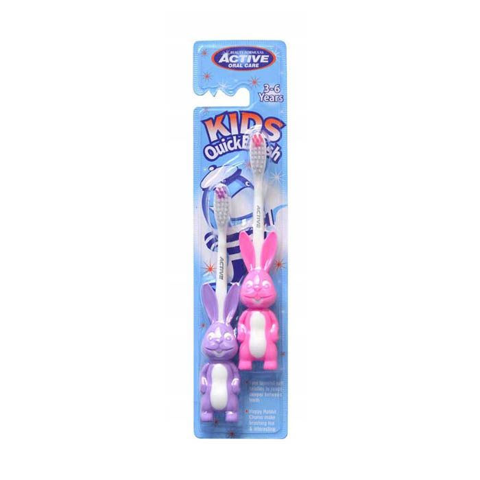 Beauty Formulas Active Kids Tooth Brush 2's Pack Rabbit Design
