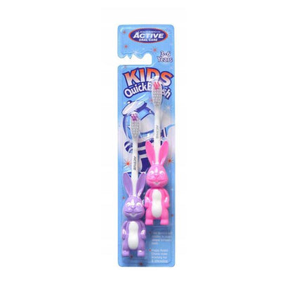 Beauty Formulas Active Kids Tooth Brush 2's Pack Rabbit Design