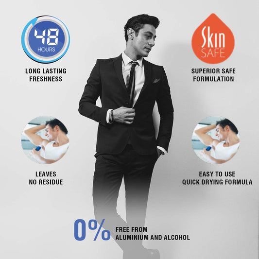 Yardley Gentleman Classic Deodorant Stick 50ml - Long Lasting Fresh Masculine Fragrance Antiperspirant for Men
