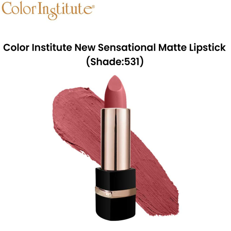 Color Institute New Sensational Matte Lipstick (Shade:531)