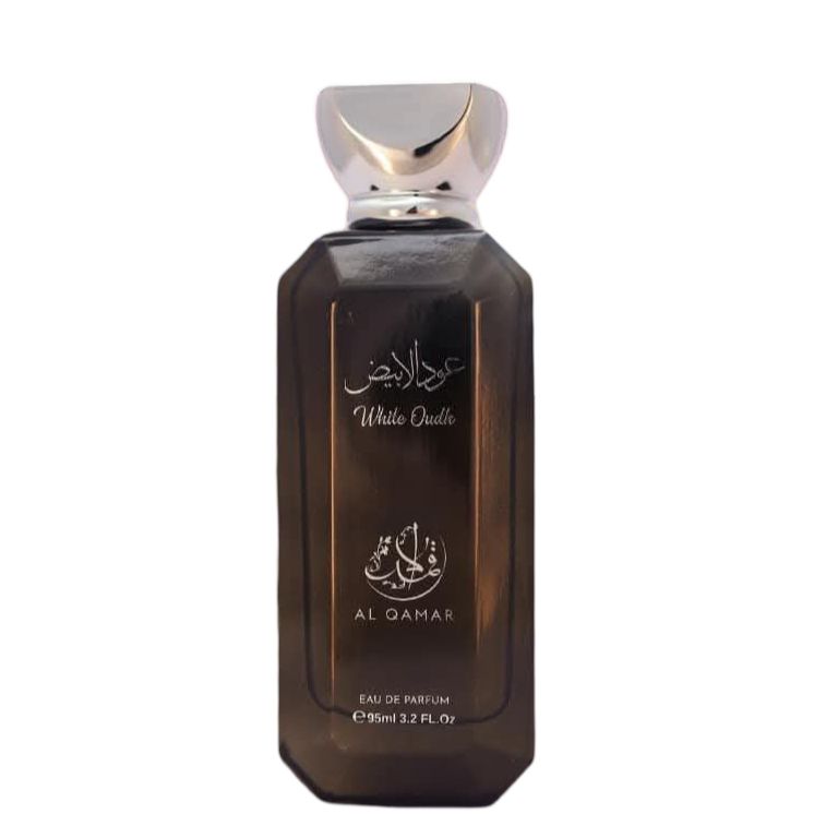Al Qamar White Oud Eau De Parfum 95ml – Long Lasting Luxury Soft Oud Fragrance for Men & Women