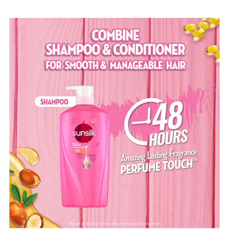 Sunsilk Smooth Manageable Shampoo Pump 625ml