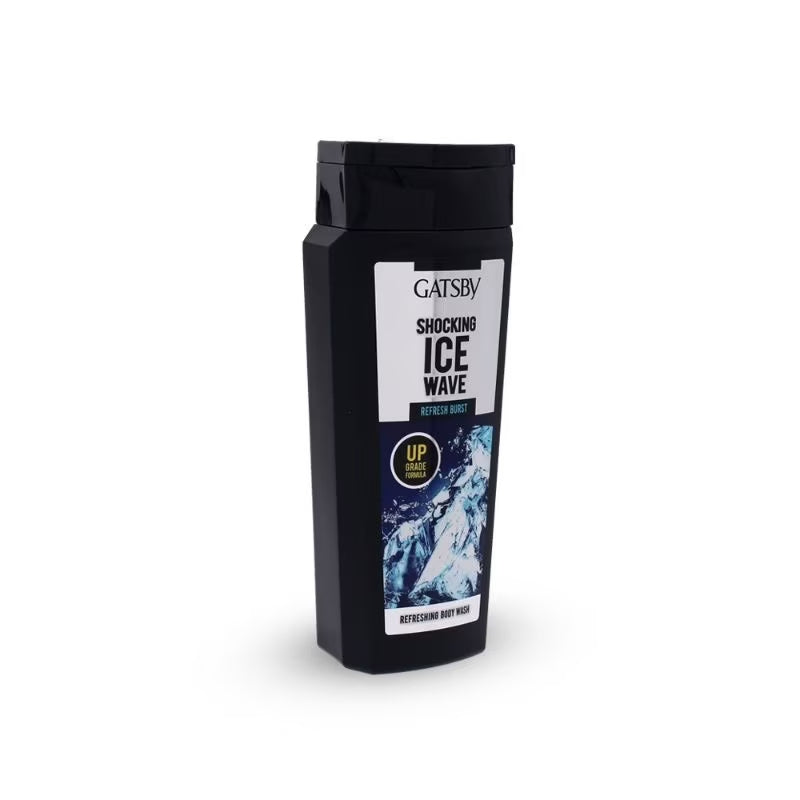 Gatsby Refreshing Burst Body Wash 250ml - Deep Cleansing Shower Gel for Instant Freshness, Long Lasting Fragrance & Energizin