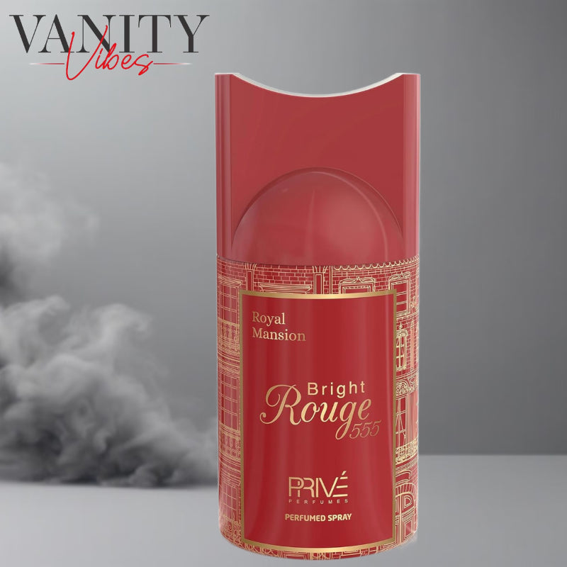 Bright Rouge By Prive 555 Perfumed Spray For Women 250ml