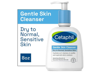 Cetaphil Gentle Skin Cleanser for Dry to Normal Sensitive Skin Hydrating Face Wash 236ml