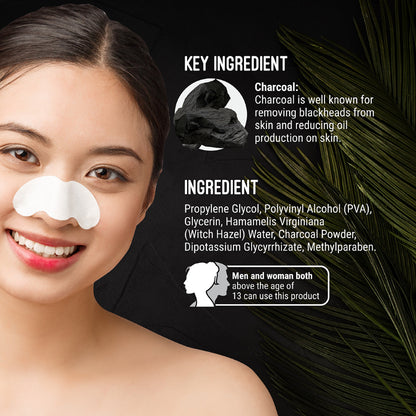Beauty Formulas Purifying Charcoal Deep Cleansing Nose Pore Strips 6pcs