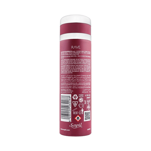 Rave by Sapil Body Spray 200ml for Women