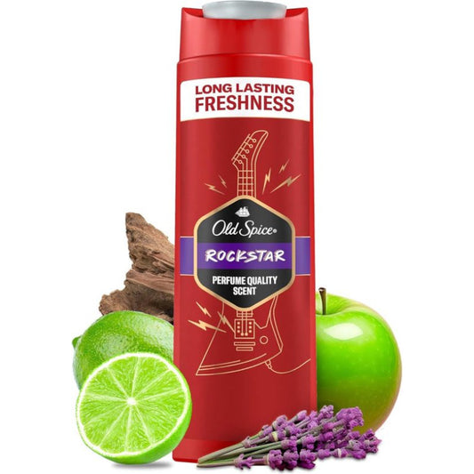 Old Spice Rockstar 3-In-1 Hair / Body / Face Wash 400ml