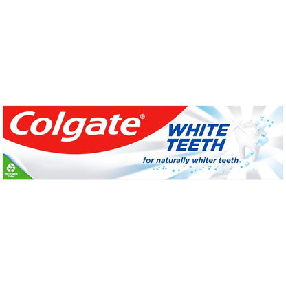 Colgate White Teeth Toothpaste 75ml Naturally Whiter & Healthy Smile