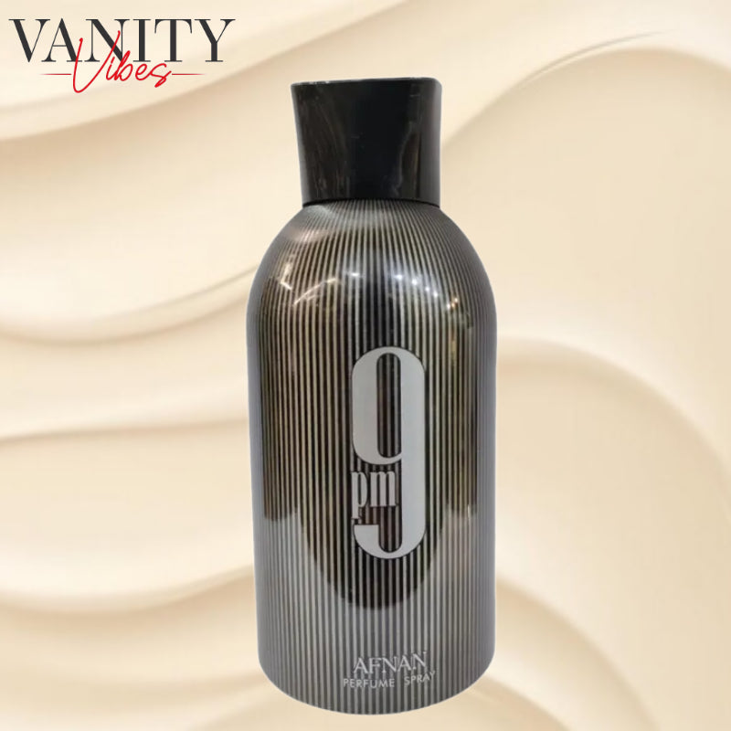 9pm Body Spray by Afnan 250ml for Men & Women